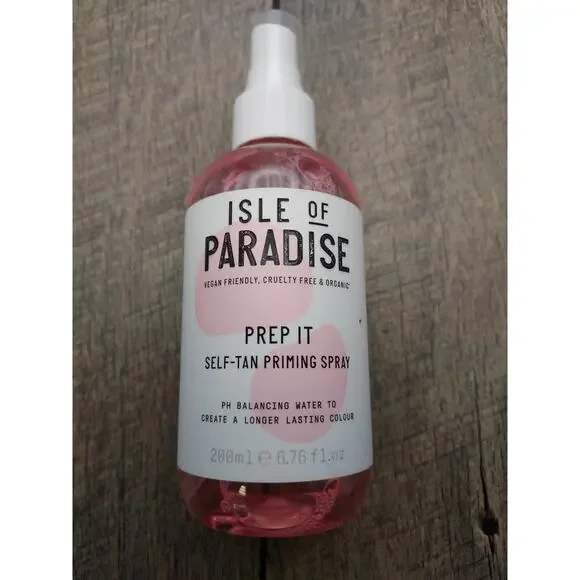 LOT OF 2 Isle Of Paradise Prep It Self-Tan Priming Spray Longer Tan 6.76oz each - Picture 3 of 5